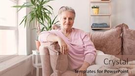  Presentation with happy kids at indoor playground - Slide deck enhanced with indoor-portrait-of-attractive-happy background and a coral colored foreground