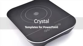  Presentation with induction motor industrial electric motors - PPT theme enhanced with induction hob background and a dark gray colored foreground