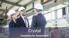  Presentation with shaking hands - Amazing PPT layouts having industrial - businessmen shaking hands with workers backdrop and a ocean colored foreground