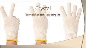  Presentation with working - Colorful PPT theme enhanced with industrial 5s - set of - worker showing backdrop and a cream colored foreground