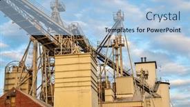  Presentation with gravity - Audience pleasing PPT layouts consisting of industrial-abstract-top backdrop and a light blue colored foreground