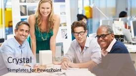  Presentation with creative - Theme with desktop with black paper sheet on clipboard colorful chalk sticks and smartphone top view mock up background and a gray colored foreground