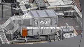  Presentation with air conditioning - Slides having industrial-air-conditioning-in-top background and a gray colored foreground