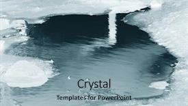  Presentation with emissions - Theme consisting of industrial catalyst - danger emissions reflect in water background and a light blue colored foreground