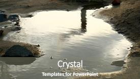  Presentation with emissions - Presentation with industrial catalyst - danger emissions reflect background and a gray colored foreground