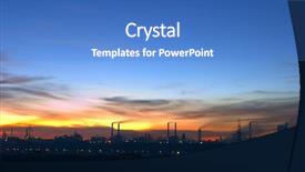  Presentation with steel - Audience pleasing PPT theme consisting of industrial catalyst - mital steel galati backdrop and a teal colored foreground