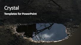  Presentation with emissions - Cool new presentation theme with industrial catalyst - morning danger emissions power plant backdrop and a  colored foreground