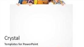  Presentation with industrial workers - Slide deck enhanced with industrial contractors workers people isolated over white background background and a white colored foreground