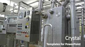  Presentation with industrial power - Presentation theme enhanced with industrial control system in modern background and a dark gray colored foreground