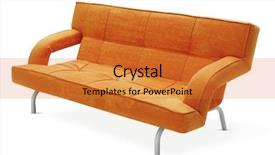  Presentation with orange - Presentation theme featuring industrial ergonomics - orange adjustable couch that turns background and a  colored foreground