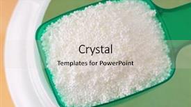  Presentation with laundry - PPT theme with industrial grease - green laundry spoon full background and a lemonade colored foreground