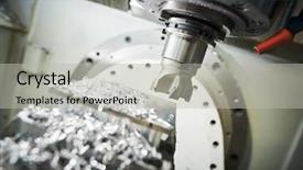  Presentation with industrial grease - Amazing theme having industrial grease - milling metalworking cnc metal machining backdrop and a light gray colored foreground