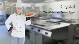  Presentation with hygiene - Beautiful PPT layouts featuring industrial hygiene - digital composite of chef backdrop and a light gray colored foreground