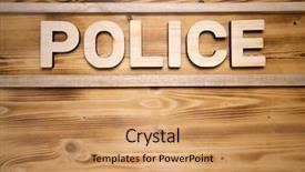  Presentation with wooden building blocks - Beautiful slide deck featuring industrial law - ddd word made with building backdrop and a coral colored foreground