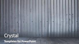  Presentation with metallic - Slides featuring industrial metal - old grungy metallic interior background and a gray colored foreground