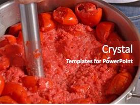 Cook Brewing Mixing Tomato Preparing PPT template 57 | CrystalGraphics