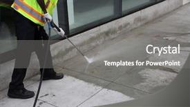  Presentation with blood pressure - Theme consisting of washes blood or ketchup off background and a gray colored foreground