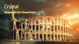  Presentation with world travel - Cool new PPT theme with industrial visit - rome italy one backdrop and a  colored foreground