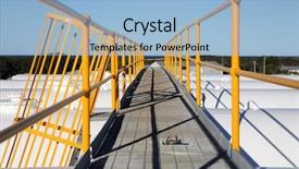  Presentation with safety - Colorful presentation theme enhanced with industrial walkway backdrop and a  colored foreground