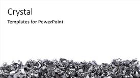  Presentation with industrial waste - Slide set consisting of industrial waste - steel shavings from cnc background and a white colored foreground