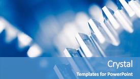  Presentation with gear wheels - Colorful slides enhanced with industry background with blue gear backdrop and a teal colored foreground