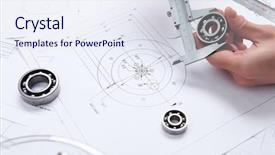  Presentation with construction tools - PPT theme consisting of ran  - running out of toilet paper background and a light gray colored foreground.