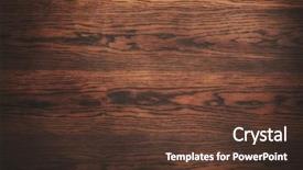  Presentation with desk - Slides enhanced with industry design - dark wooden texture desk detail background and a tawny brown colored foreground