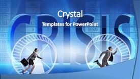  Presentation with pair - Amazing PPT layouts having inefficiency - business concept with pair running backdrop and a  colored foreground