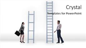  Presentation with inequality - Audience pleasing PPT layouts consisting of inequality - concept of inequal career opportunities backdrop and a white colored foreground