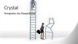  Presentation with eco friendly car concept - Colorful PPT theme enhanced with inequality - concept of inequal career opportunities backdrop and a white colored foreground