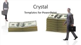  Presentation with gender - Audience pleasing theme consisting of inequality - concept of inequal pay backdrop and a white colored foreground