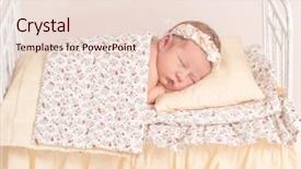  Presentation with kids loving bible - Presentation featuring lovely kids' bed with yellowish background and a lemonade colored foreground