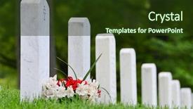 Presentation with united nations weapons - Colorful PPT layouts enhanced with infantry - arlington national cemetery - washington backdrop and a tawny brown colored foreground