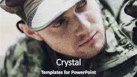  Presentation with war - Colorful theme enhanced with infantry - war army and people concept backdrop and a dark gray colored foreground