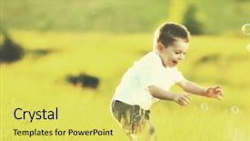  Presentation with young child brain development - Cool new slides with infants free - happy young beautiful child have backdrop and a yellow colored foreground