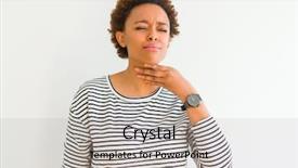  Presentation with african american church - Beautiful slide set featuring infect - young beautiful african american woman backdrop and a light gray colored foreground