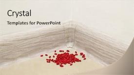  Presentation with infection control - PPT theme having infection control - pile of rat poison background and a sky blue colored foreground