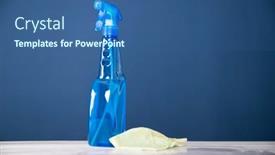  Presentation with infection prevention - Beautiful slide set featuring infection-prevention-and-control backdrop and a ocean colored foreground