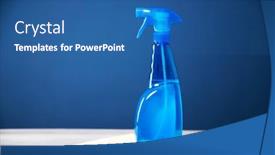  Presentation with infection prevention - Beautiful slide set featuring infection-prevention-and-control backdrop and a ocean colored foreground