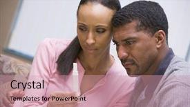  Presentation with pregnancy - Presentation with male sfertilization - couple looking at negative home background and a coral colored foreground