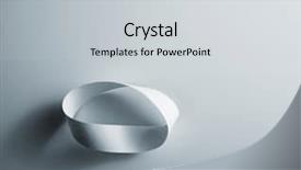  Presentation with infinity - Slide set enhanced with infinity paper ring background and a light gray colored foreground