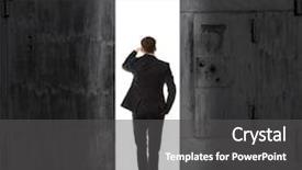  Presentation with infinity - Presentation enhanced with infinity rear view background and a dark gray colored foreground