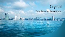  Presentation with swimming pool - Amazing theme having development of fine motor backdrop and a light blue colored foreground.