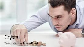  Presentation with inflation - PPT theme having inflation accounting - business people finances and money background and a  colored foreground