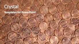  Presentation with inflation - Slide deck featuring inflation accounting - huge pile of the us background and a red colored foreground