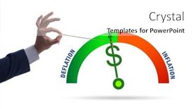  Presentation with deflation - Presentation consisting of inflation-and-deflation-business-concept background and a white colored foreground
