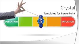  Presentation with deflation - Slides featuring inflation-and-deflation-business-concept background and a white colored foreground