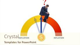  Presentation with deflation - Presentation theme with inflation-and-deflation-business-concept background and a cream colored foreground