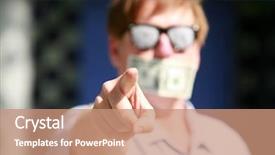  Presentation with protest - Slides consisting of inflation and the rising cost background and a coral colored foreground