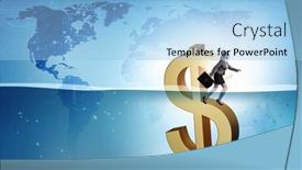  Presentation with inflation - PPT layouts featuring inflation-concept-with-sinking-dollar background and a  colored foreground